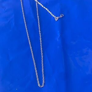 Classic Silver Chain Necklace Jewelry stainless chain 18 new